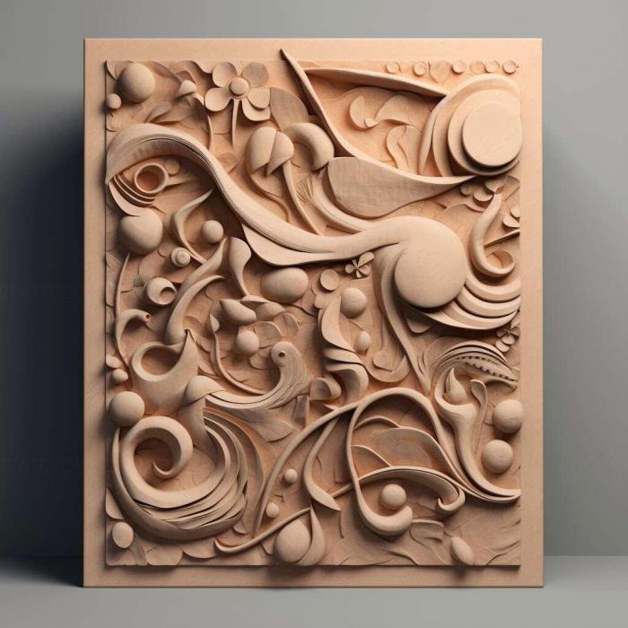 نموذج ثلاثي الأبعاد لآلة CNC 3D Art 